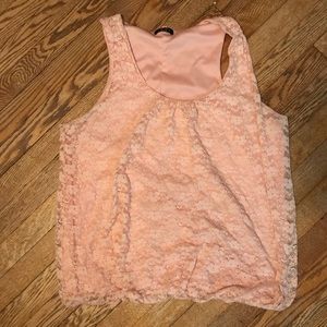 Lace tank top